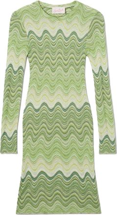 MC2 Saint Barth Fitted Mini Dress with Long Sleeves