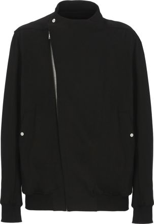 Rick Owens Black Hollywood Flight Zip Sweatshirt