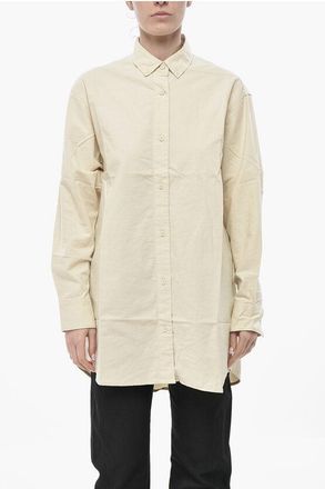 Fear of God ESSENTIALS Solid-Color Shirt with Button-Down Collar size Xxs