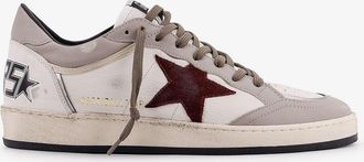 Golden Goose Sneakers Ballstar in pelle con inserti in suede - GOLDEN GOOSE DELUXE BRAND - gender_Man