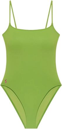 Polo Ralph Lauren Costume Intero - Dames - Badpakken - Groen - S - Badmode