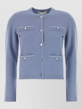 Tory Burch stretch wool blend kendra cardigan