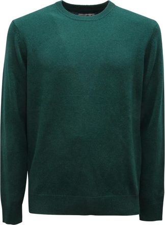 MC2 Saint Barth Regent Lamswol Trui - Heren - Ronde hals truien - Groen - M - Wol - Truien & Vesten