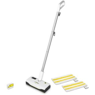 Karcher Escoba De Vapor Sc 1 Vertical, Calentamiento R&aacute;pido 30 Seg, 1300 W Cable 5m, Elimina El 99,99% De Virus Y Bacterias - Karcher