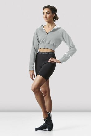 Bloch Ladies Logo Waist Bike Short, Black