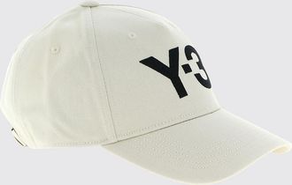 Yohji Yamamoto Cappello Y-3 in cotone con logo ricamato
