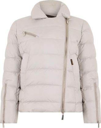 Moorer Kemi Jas - Dames - Gewatteerde jassen - Grijs - XS - Polyester - Jassen