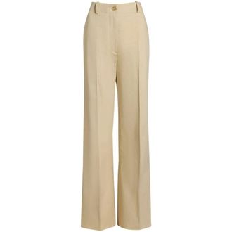 Patou Mujer, Pantalones, Beige, Talla: M