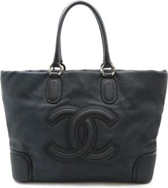 Chanel Pre-owned Leather chanel-bags - Dames - Vintage Shopper - Zwart - ONE Size - Leer - Vintage