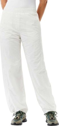 Lacoste Unisex geweven trainingsbroek met rechte pijpen voor volwassenen (Cr&egrave;me)