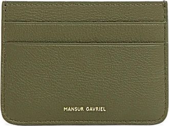 Mansur Gavriel Pasjeshouder met logoplakkaat - Groen