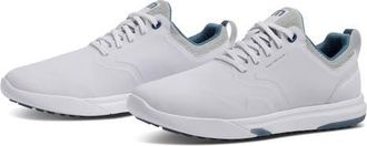 Travis Mathew The Daily Pro Hybrid Golf Shoe in White/Blue at Nordstrom, Size 10.5
