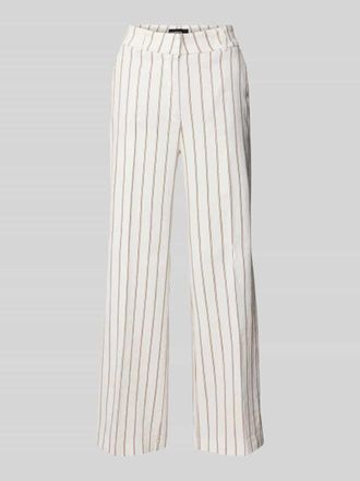 Cambio Cambio Verk&uuml;rzte Stoffhose aus Leinen-Mix mit Baumwoll-Anteil Modell CALIFORNIA in Offwhite, Gr&ouml;&szlig;e 34