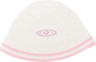 Casablanca Cappello estivo a righe - Bianco