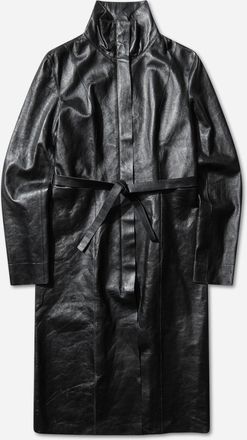 Our Legacy Women s Concealed Coat Sable Black