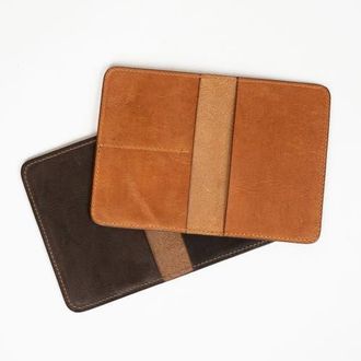 Minga London Leather Passport Holder in Brown at Nordstrom