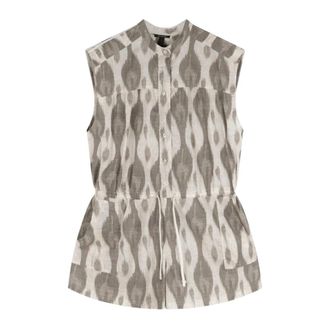 10 Days Dames, Jumpsuits & Playsuits, Beige, Maat: M