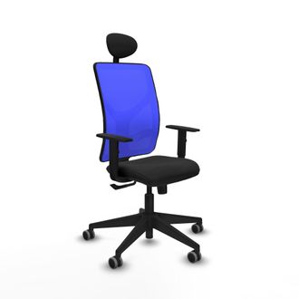 Piqueras y Crespo Silla Oficina Piqueras Y Crespo Motilla Negro Ajustable Confort