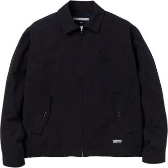 Neighborhood Camicia in cotone con logo ricamato - Nero