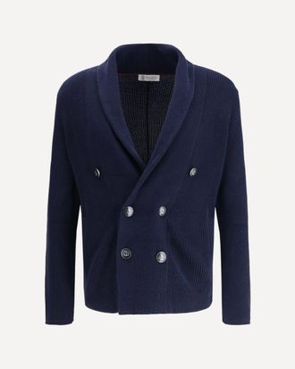 Brunello Cucinelli Cardigan with a shawl collar Male 52