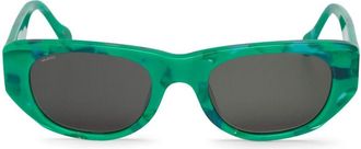 Mr.Boho Guyam BNM7-11 Womens Sunglasses Green Size 51