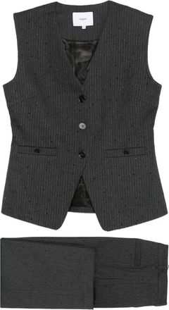 Suncoo Completo monopetto gessato - Grigio