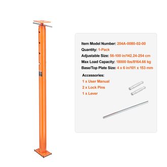 OEM Gato Hidr&aacute;ulico De Alta Capacidad De Carga, Altura Ajustable, 18000 Libras, De 56 A 100 Pulgadas