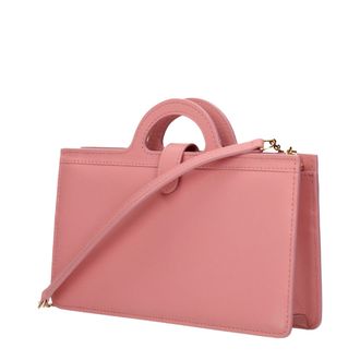 Marni Leather Crossbody Bag - Pink