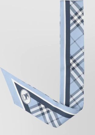 Burberry silk checked scarf