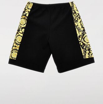 Versace Pantaloncini jogging con bande barocche Versace