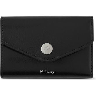 Mulberry Envelope Bi-Fold Leather Wallet in Black at Nordstrom