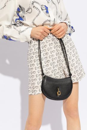 Burberry Mini Rocking Horse Shoulder Bag, Womens, Black