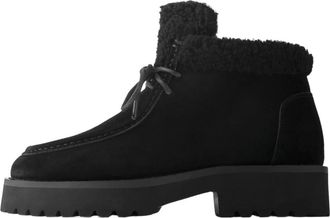 L37 Arctic Frost Enkellaarsjes - Dames - Veterlaarzen - Zwart - 38 EU - Leer - Schoenen