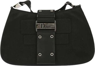Dior Pre-owned Shoulder Bags, female, Black, Size: ONE SIZE Pre-owned Vintage street chic columbus shoulder bag