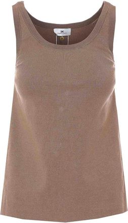 Elisabetta Franchi Beige Top