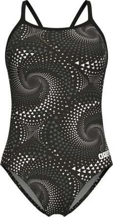 Arena Fireflow Swimsuit Lightdrop Back Badeanzug f&uuml;r Damen | grau/schwarz