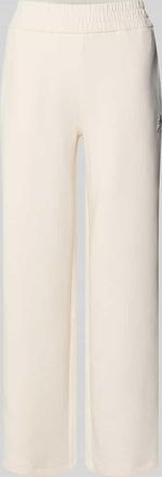 A|X Armani Exchange Sweatpants mit elastischem Bund und Logo-Print in Offwhite, Gr&ouml;&szlig;e XL