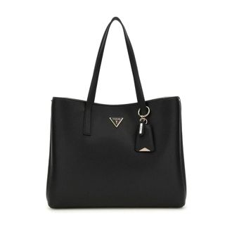 Guess Tassen, Dames, Zwart, ONE Size, Leer, Vegan Schoudertas Zwart