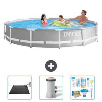 Intex Piscina Prism Frame Redonda - 366x76 Cm - 6-piezas S22484