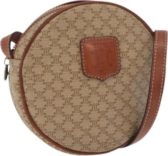 Celine Pre-owned Cross Body Bags, female, Beige, Size: ONE SIZE Pre-owned Vintage Shoulder Bag