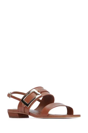 Roger Vivier Buckle Sandal - Brown