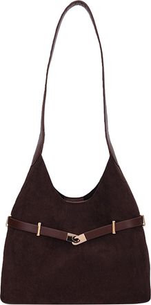 Generic Crescent Shoulder Bag Winter Fall Tote Bag Large Work Purse for Women (Khaki)