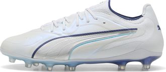 Puma Scarpe da calcio KING 20 ULTIMATE FG/AG unisex, Scarpe, Grigio, 40.5