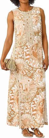 Lilly Pulitzer Edita Maxi Shift Dress In Iced Latte Oversized Jims Stuff