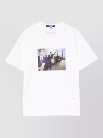 Junya Watanabe graphic crew neck t shirt short sleeves