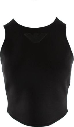 Armani Sleeveless Tops - Dames - Tops zonder mouwen - Zwart - S - Polyester - Tops