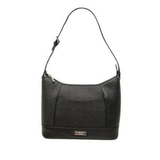 Burberry Pre-owned schoudertas - Dames - Pre-owned - Zwart - Maat: ONE Size Leer