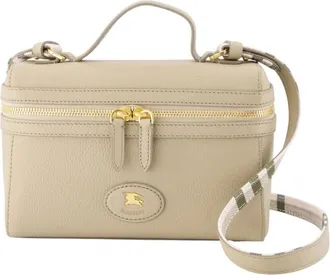 Burberry Tassen, Dames, Beige, ONE Size, Leer, Vanity Case C&L