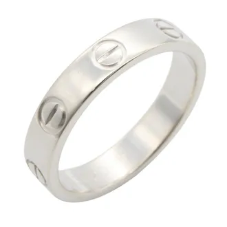Cartier Silver White Gold (18K) Band Ring (Pre-Owned)