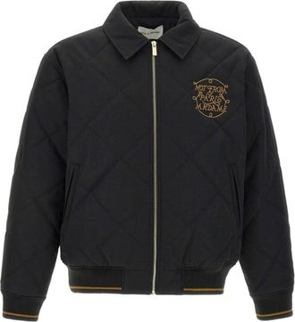 Dr&ocirc;le de Monsieur Giacca trapuntata - Heren - Zomerjassen - Zwart - M - Katoen - Jassen
